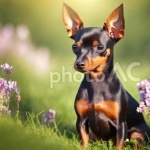 Toy Manchester Terrier cute